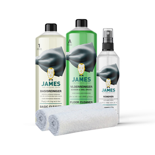 JAMES HARDE VLOEREN PRODUCTEN SET